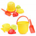 Песочный набор "Солнышко" (в сетке, 6 дет.) 9168