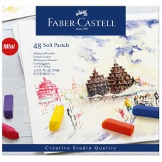 Пастель Faber-Castell "Soft pastels", 48 цветов, мини, картон. упаковка 285952