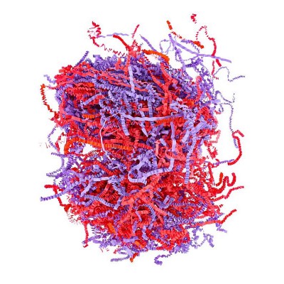 Бумажный наполнитель Микс Интенсив (фиолетовый, розовый), 100г, ширина 2 мм НБ-2123