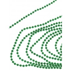 Новогоднее украшение бусы на ёлку зелёные "Новогодние шарики" НУ-4233