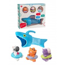Набор игрушек для купания "Elefantino", акула и животные, в/к 32,2*10,7*28,5 см IT107221