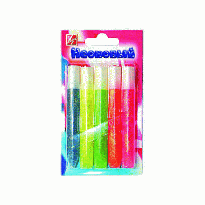 Гель Неон 10 мл,5 цв.,евро 60408