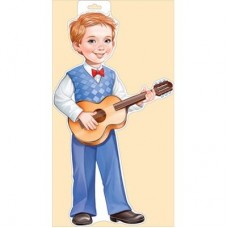 плакат Мальчик-гитарист изд-во: Горчаков авт:933 29694