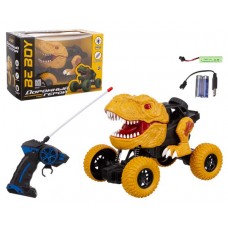 Машинка-динозавр р/у "BeBoy", USB зарядное устройство, амортизаторы, световые  эффекты, размер игрушки 20*15*13 см, в/к 26.5*14*18 см IT108799