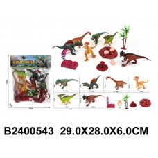 Набор "Динозавры" (6 шт в упак) в/п 29*28*6 см 2400543