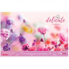 Альбом для рисования 12л., А4, на скрепке ArtSpace "Delicate flower" 311479