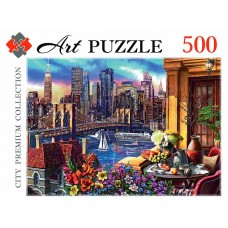 Artpuzzle. ПАЗЛЫ 500 элементов. НОЧНОЙ МЕГАПОЛИС (Арт. ХК500-0448)