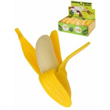 Антистресс-мялка "Банан",размер 13см,материал полимерный,в пакете ( Арт. FX210807-1) 1 шт.