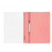 Папка-скоросшиватель пластик. СТАММ "Акцент" А4, 180мкм, коралловая с прозр. верхом 376235