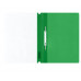 Папка-скоросшиватель пластик. СТАММ А4, 120мкм, зеленая с прозр. верхом 355665