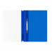 Папка-скоросшиватель пластик. СТАММ А4, 120мкм, синяя с прозр. верхом 355668
