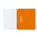 Папка-скоросшиватель пластик. СТАММ А4, 180мкм, оранжевая с прозр. верхом 362115