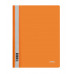 Папка-скоросшиватель пластик. СТАММ А4, 180мкм, оранжевая с прозр. верхом 362115