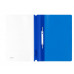 Папка-скоросшиватель пластик. СТАММ А4, 180мкм, синяя с прозр. верхом 356767