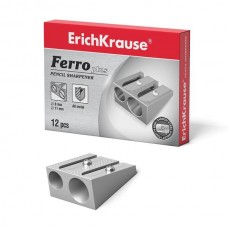 Точилка 1шт металл двойная ERICH KRAUSE "Ferrо" 7075 150099