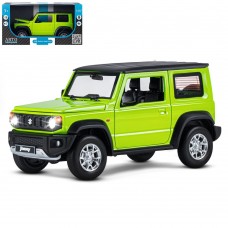 ТМ "Автопанорама" Машинка металлическая, 1:18, Suzuki Jimny, зеленый, открываются двери, капот и багажник, свободный ход колес, световые и звуковые эффекты, в/к 24,5х12,5х10,5 см JB1251508