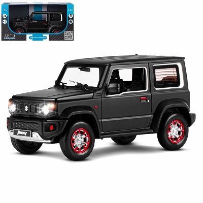 ТМ "Автопанорама" Машинка металлическая, 1:18, Suzuki Jimny, черный, открываются двери, капот и багажник, свободный ход колес, световые и звуковые эффекты, в/к 24,5х12,5х10,5 см JB1251509