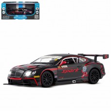 ТМ "Автопанорама" Машинка металл 1:24 Bentley Continental GT3 Concept, черный + красный, свободный ход колес, откр. двери, капот, свет, звук, в/к 24,5*12,5*10,5 см JB1251566