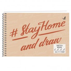 Скетчбук 165х248 80л "SKETCHBOOK. Stay Home"  КанцЭксмо ТС5804838