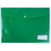 Папка-конверт на кнопке А3 200мкм зелёная DV-371A3-GN