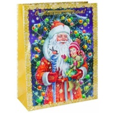 OPTIMA  Подарочный пакет Новогодний стишок для Дедушки  (M) ПКП-6105