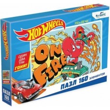 Hot wheels.Пазл.160 Эл.В огне.07075