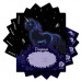Тетрадь школьная ученическая ErichKrause Black Unicorn, 18 листов, клетка, выборочный УФ-лак  018019154-63272