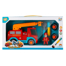 Игровой набор JIALEGU TOYS "Пожарная автовышка" (20 см, шуруповёрт, инструм., звук, фигурка водителя) C22698/A1373875M-W
