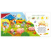 Многоразовая водная раскраска с заданиями. На ферме. Серия Раскрась и узнай. 24х23 см. 10 стр. ГЕОДО