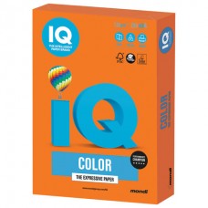 Бумага IQ color А4, 120 г/м, 1 л., интенсив, оранжевая, OR43, ш/к 07111