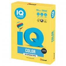 Бумага IQ color А4, 120 г/м, 1 л., интенсив, канареечно-желтая, CY39, ш/к 07036