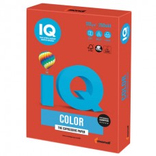 Бумага IQ color А4, 120 г/м, 1 л., интенсив, кораллово-красная, CO44, ш/к 07159