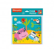 Пазлы мягкие Fisher-Price "Бегемот и зебра" 25 элементов VT1109-04