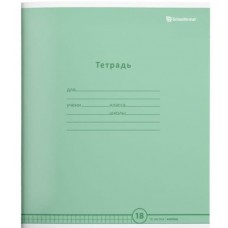 Тетрадь 18 л. кл. Schoolformat ПАСТЕЛЬНО-ЗЕЛЕНАЯ мел. карт. ВД-лак 238567