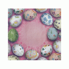 Салфетки бумажные "Перышко Престиж""Пасхальные яйца" 3-х сл.цена за 1 шт. 1326