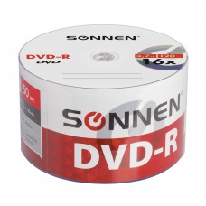 Диск DVD-R SONNEN 4,7Gb 16x Bulk 1шт, 512574