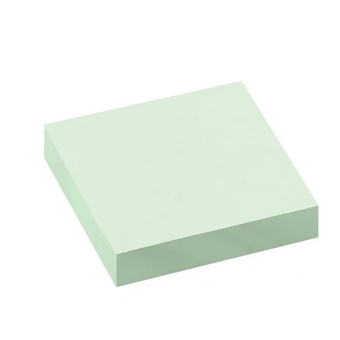 Самоклеящийся блок OfficeSpace 50*50мм, 100л., зеленая пастель  269561