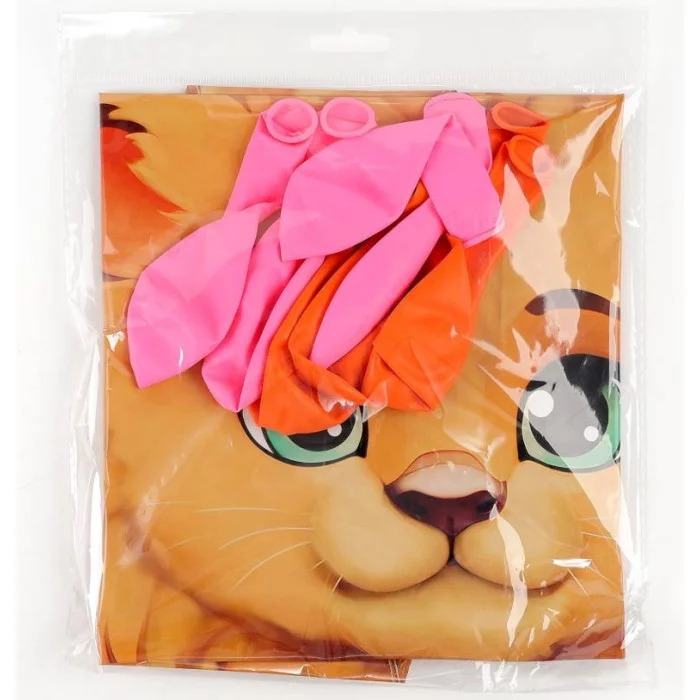 Набор воздушных шаров "Лев" фольга латекс 9 шт 10660809