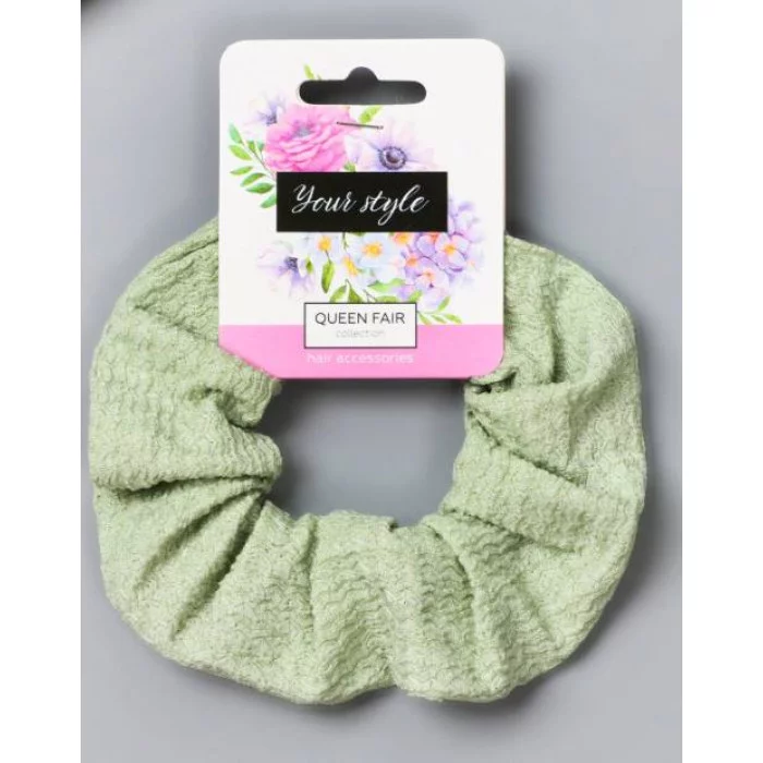 Резинка для волос "Орбита" классик текстура 10см зелёный 10691617