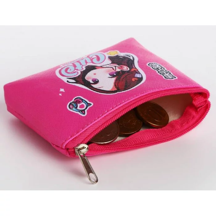 Кошелек детский, цвет микс "Крутая девочка", 11*7см микс 9954033