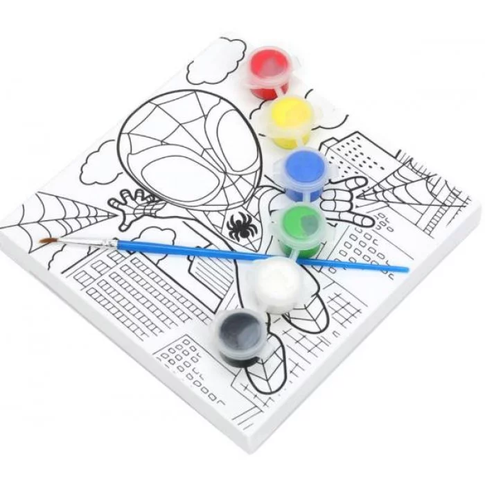 Холст по контуру 15*15 см спайди МУЛЬТИ АРТ 392562