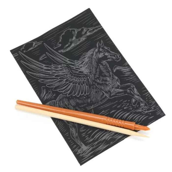 Гравюра цветная 10*15 см пегас пегас МУЛЬТИ АРТ 386899