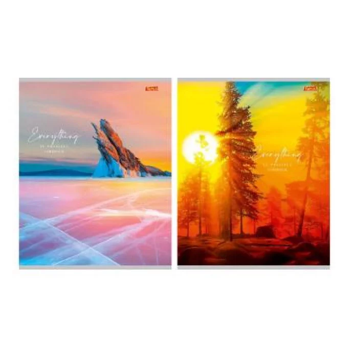 Тетрадь КЛЕТКА 36л. ОЧАРОВАНИЕ ПРИРОДЫ - 2 (обл.- мелов. картон, второй блок) 36-0397