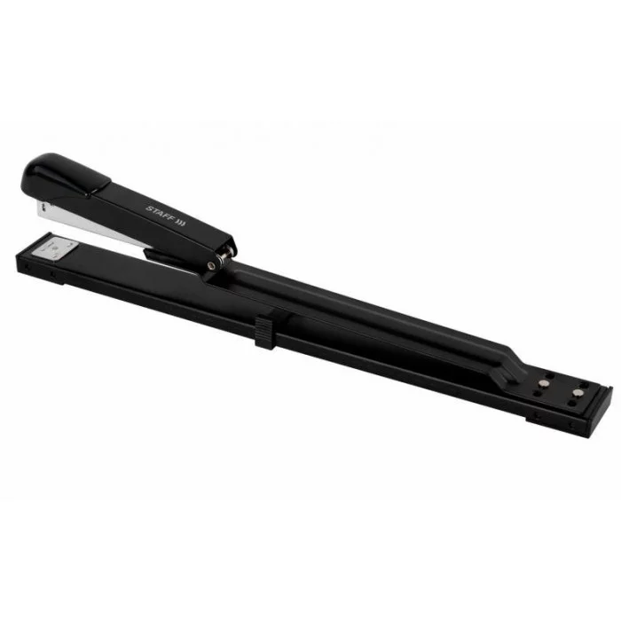 Степлер брошюровочный №24/6, 26/6 STAFF "Manager", до 25 листов, черный, 272753